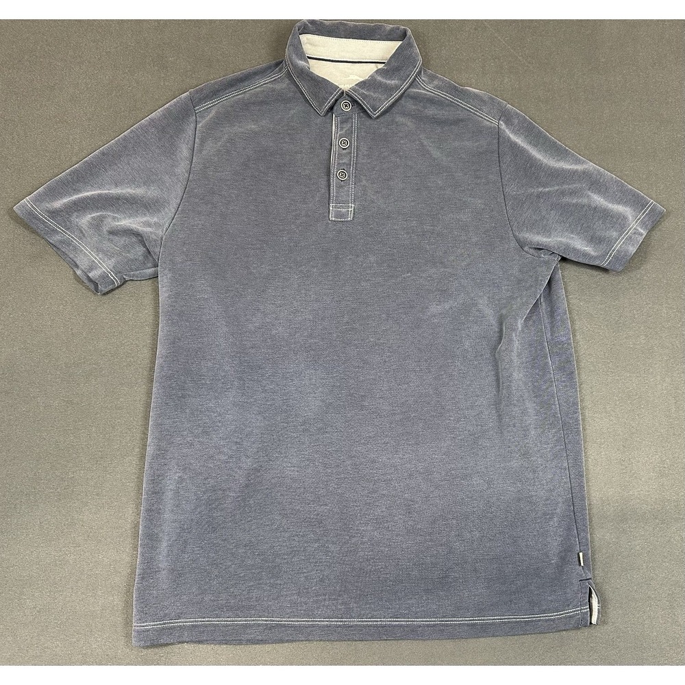 Tommy Bahama Polo Shirt Mens Size Small Blue Short Sleeve Golf Casual